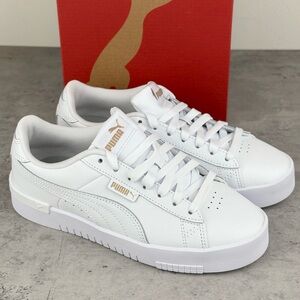 Puma Women's White Leather Sneakers